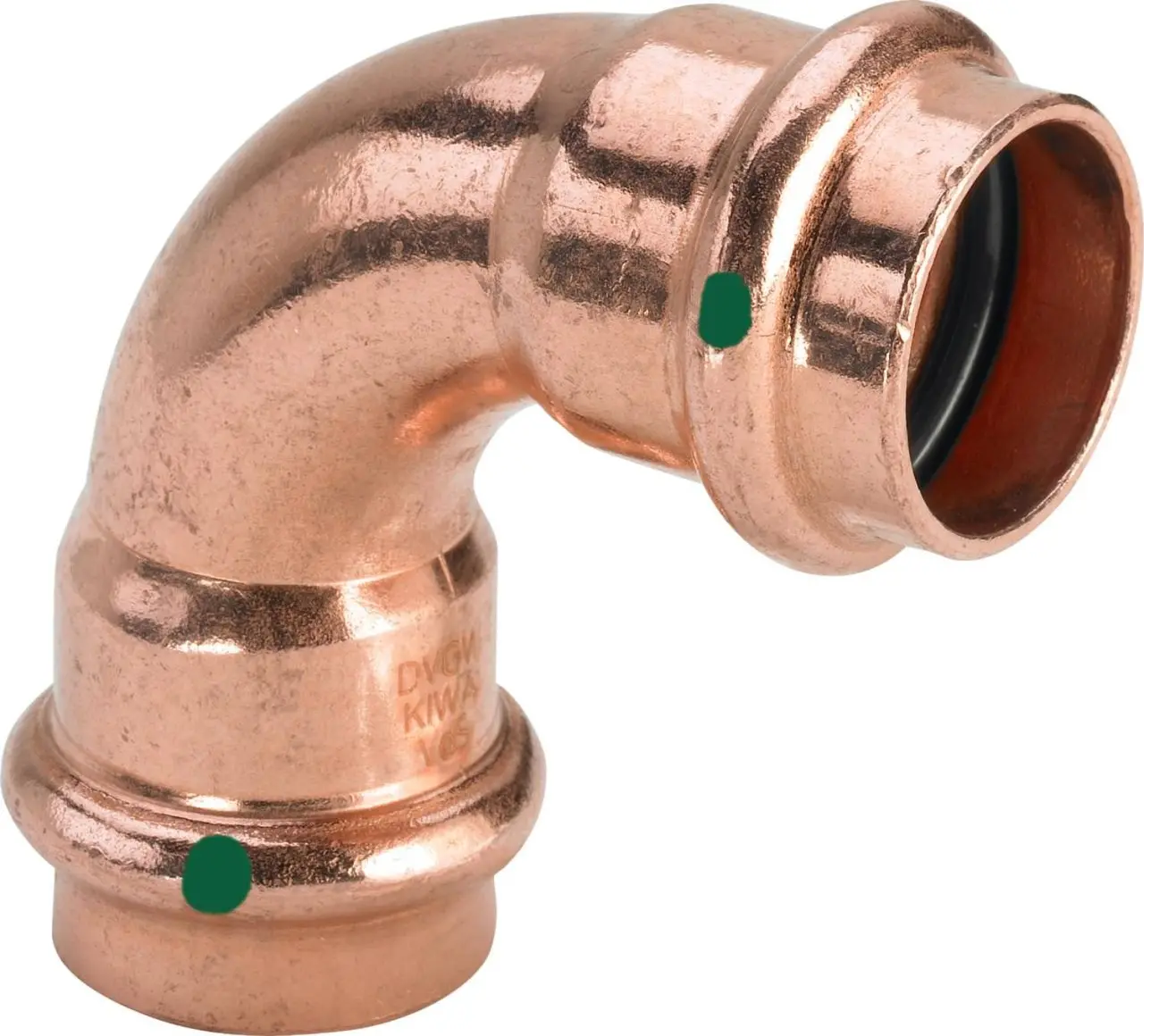 Romax-4000 Kupfer-Pressfitting Bogen 90°
